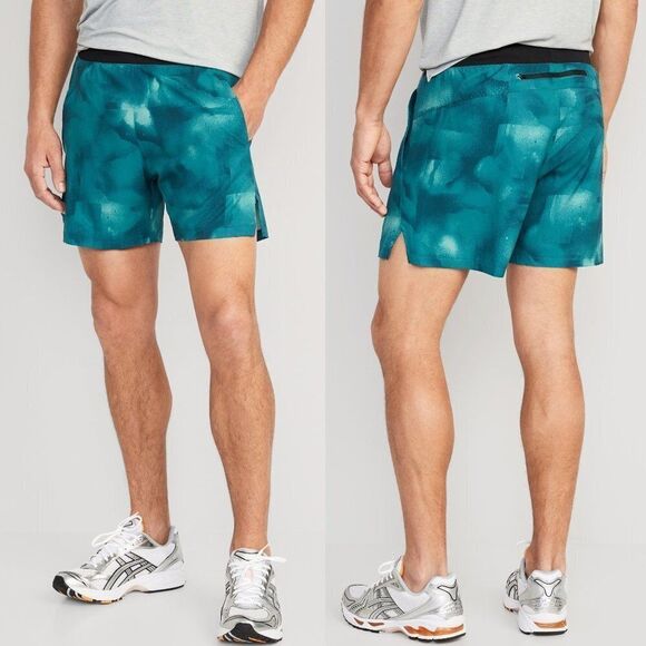 Old Navy Men's StretchTech Water-Repellent 5" Shorts Beach Teal Blue Size XL - Picture 9 of 9